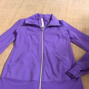 Lulu lemon purple zip up